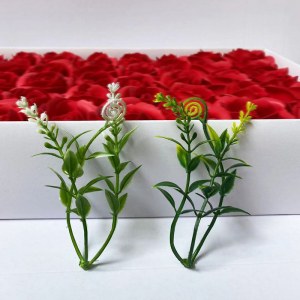 Пучки веточек зелени для украшения цветов из мыла