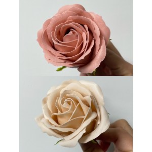 Роза из мыла 6-7 см № 3dec 25 шт